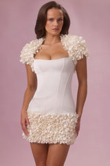 Cropped Bolero in Ivory