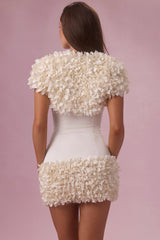 Cropped Bolero in Ivory