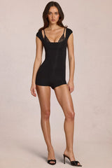 Modal Playsuit in Black