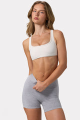 Soft Active Sports Bra in White