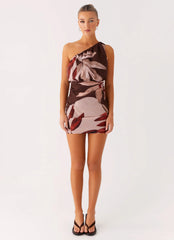 Indianna Mini Dress - Cinnamon Palm