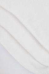 Ribbed Crew Sock Bundle in White