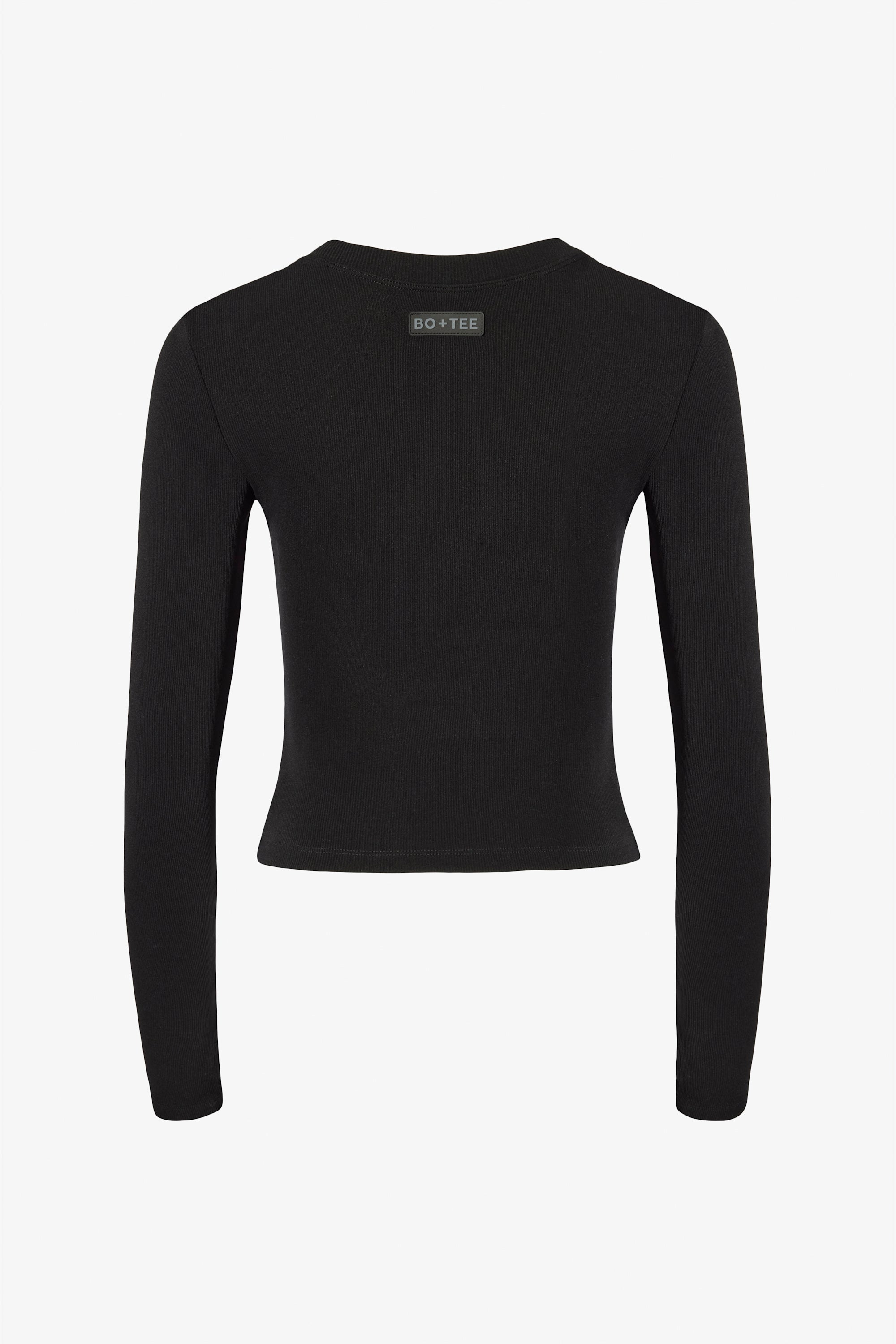 Thermal Long Sleeve Top in Black